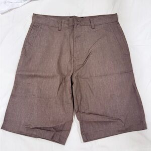 Classic Tan Men's Flat Front Shorts
